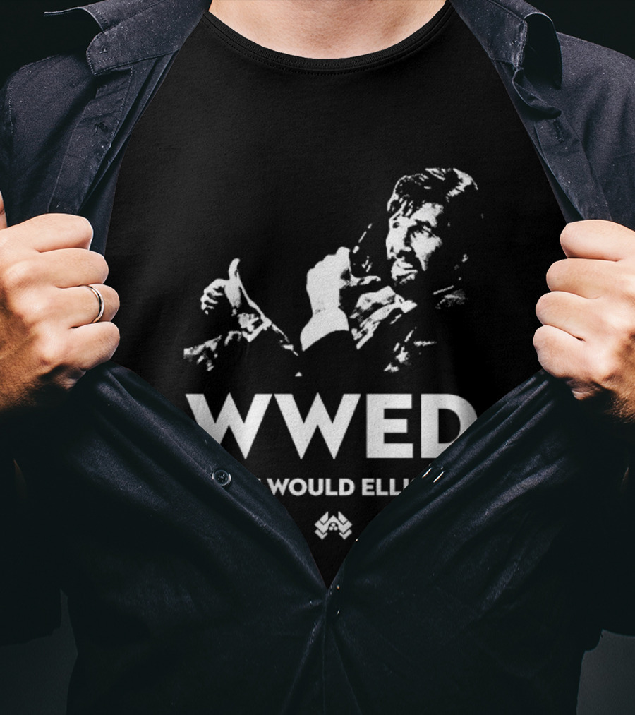 WWED What Would Ellis Do Die Hard Iconic Scene T-Shirt