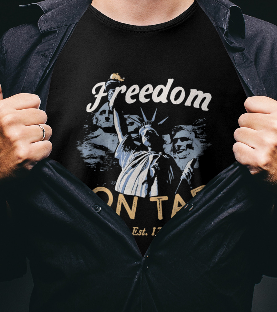 Freedom On Tap Statue Of Liberty Est. 1776 T-Shirt