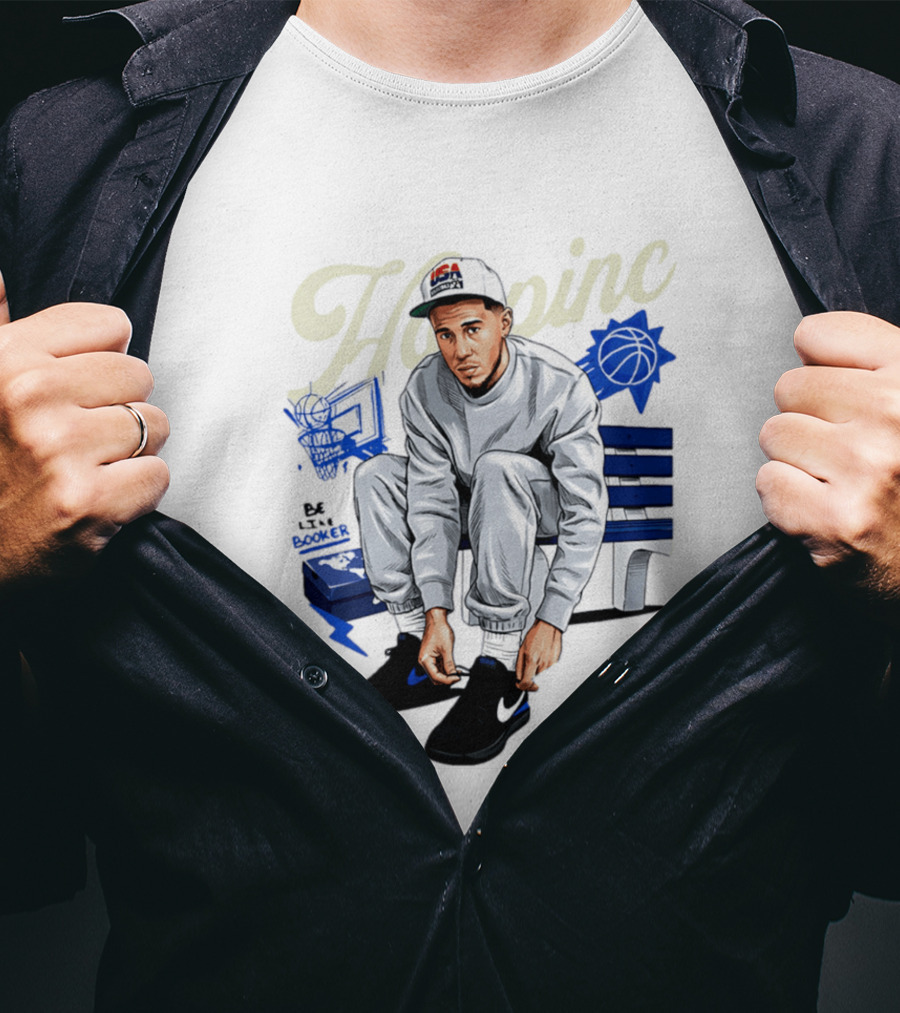 Hooping USA Basketball Player Be Like Book Bench Sneakers T-Shirt