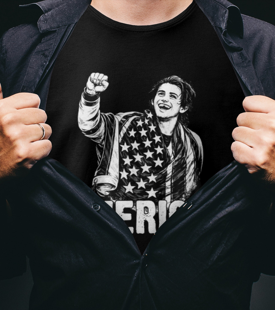 Jack Hughes Merica 2026 Olympic Gold Medal Team USA Hockey T-Shirt