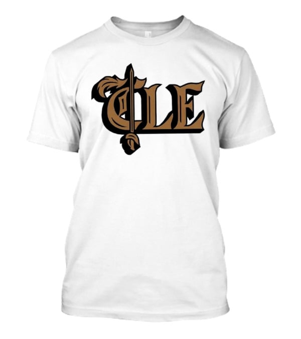 CLE Old English Sword Basketball T-Shirt