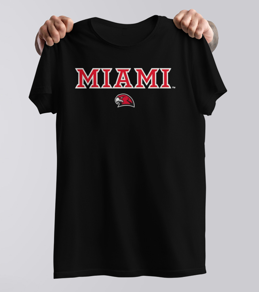 Miami RedHawks MIAMI Hawk Head Logo 2026 T-Shirt