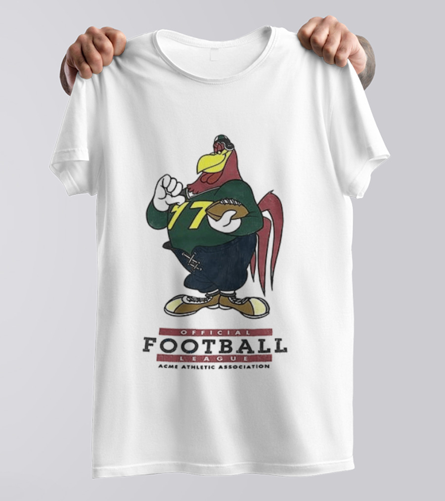 ACME Athletic Association Football League Rooster 77 T-Shirt