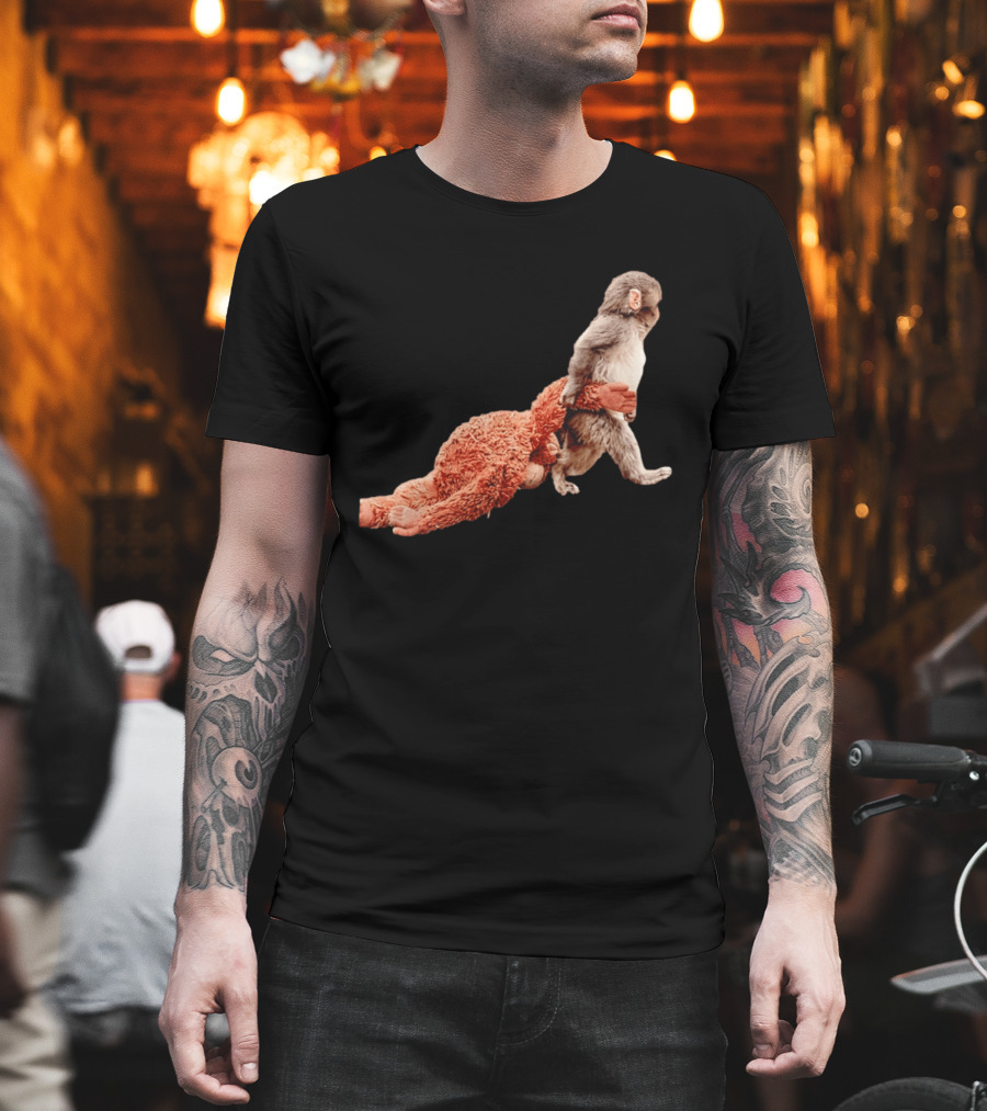 Punch Kun Monkey Meme Baby Toy Duo T-Shirt