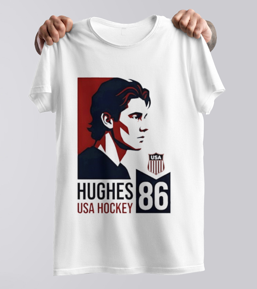Hughes USA Hockey 86 Winter Olympic Team 2026 T-Shirt