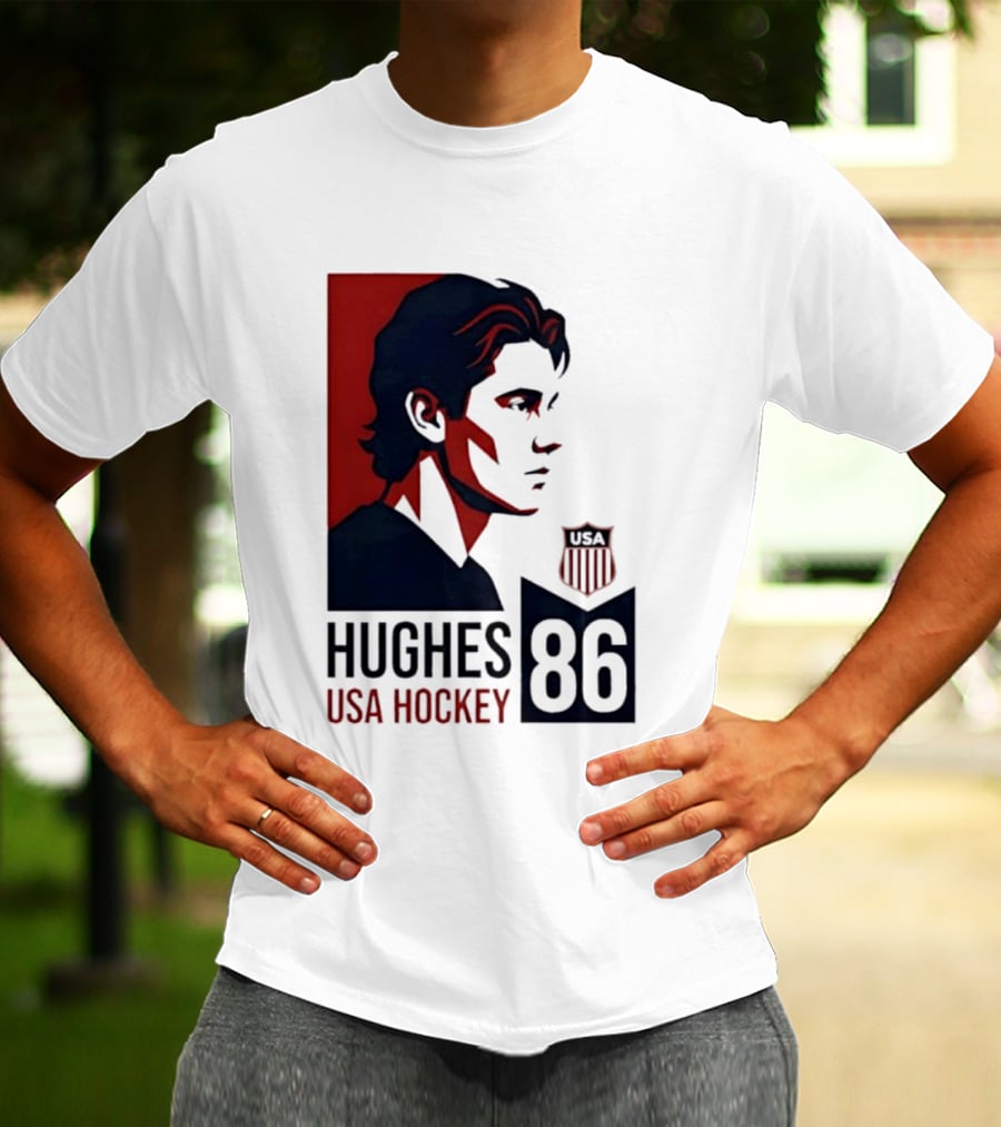 Hughes USA Hockey 86 Winter Olympic Team 2026 T-Shirt