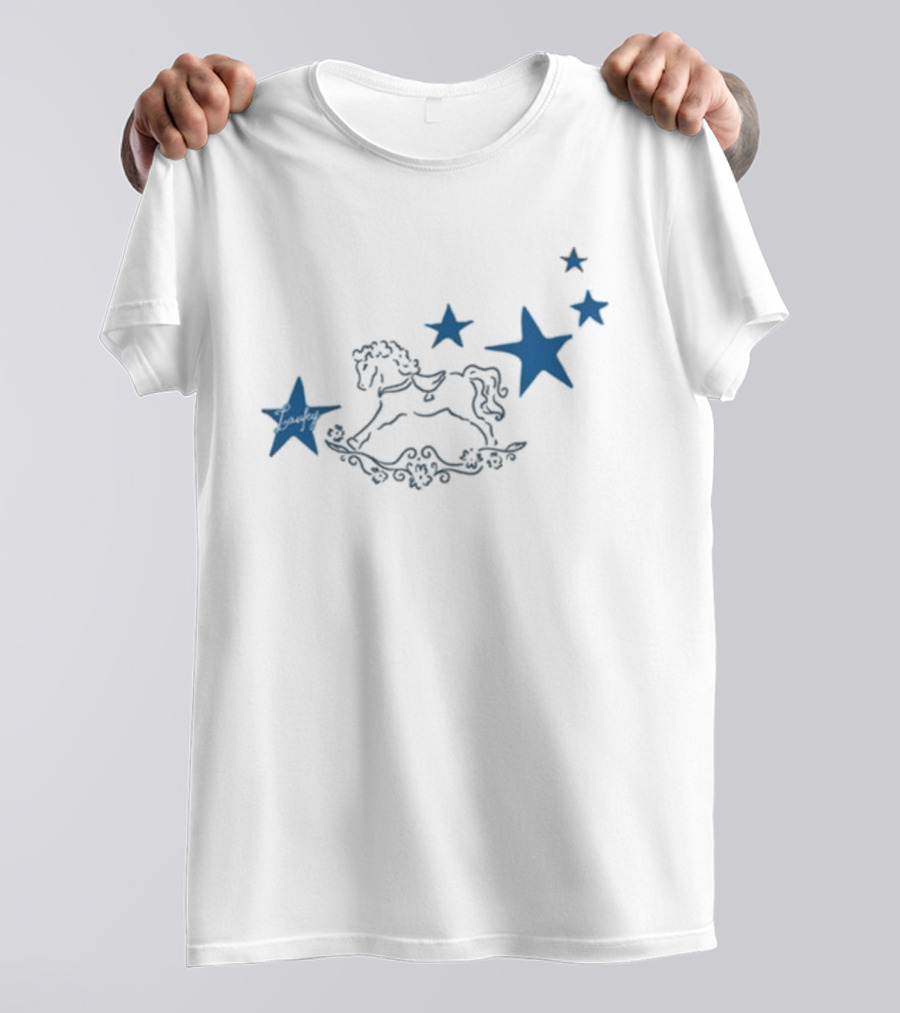 Laufey Music Carousel Horse Stars T-Shirt