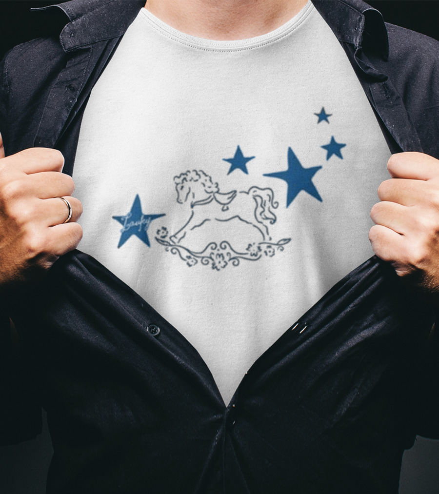 Laufey Music Carousel Horse Stars T-Shirt