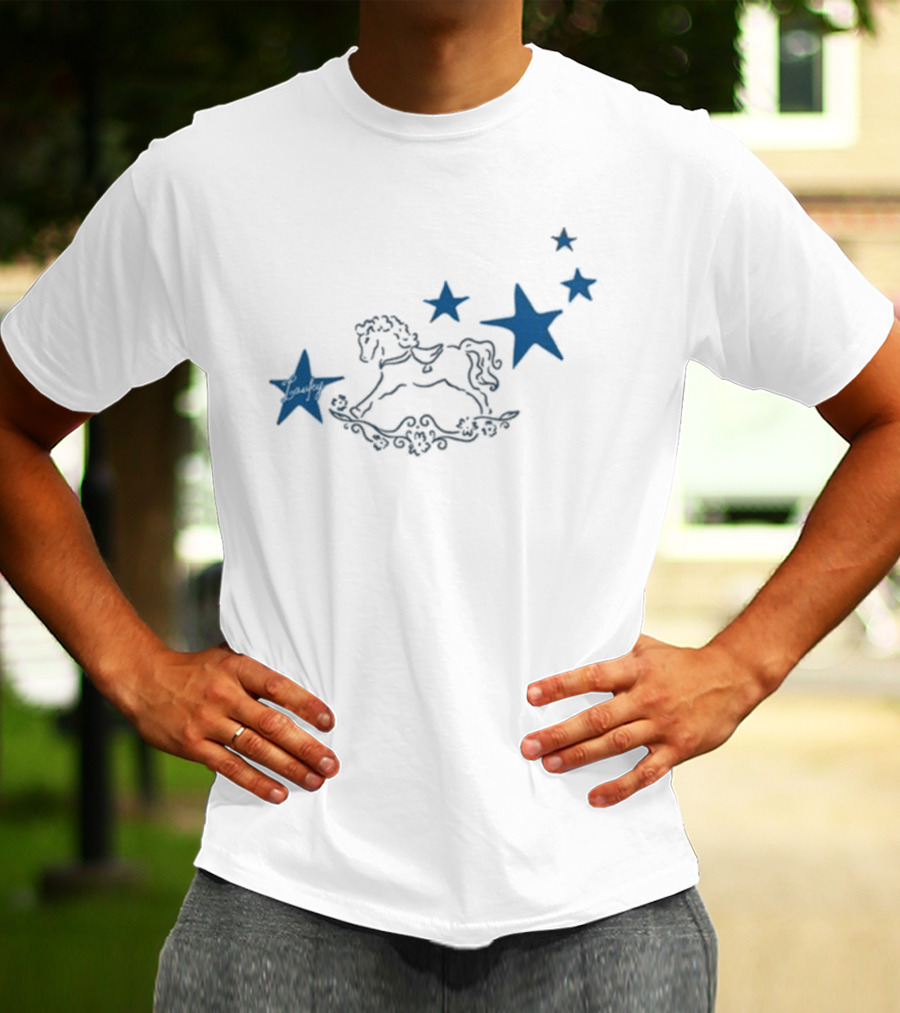 Laufey Music Carousel Horse Stars T-Shirt