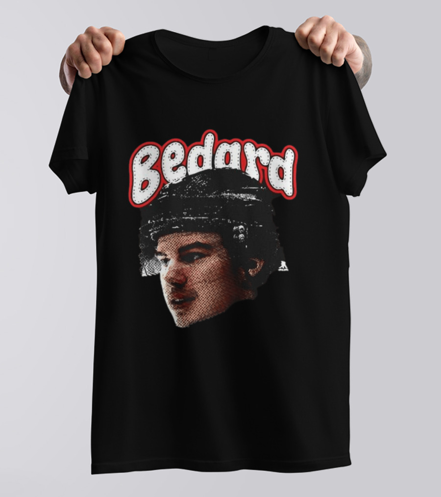Connor Bedard Chicago Blackhawks Hockey Big Face T-Shirt