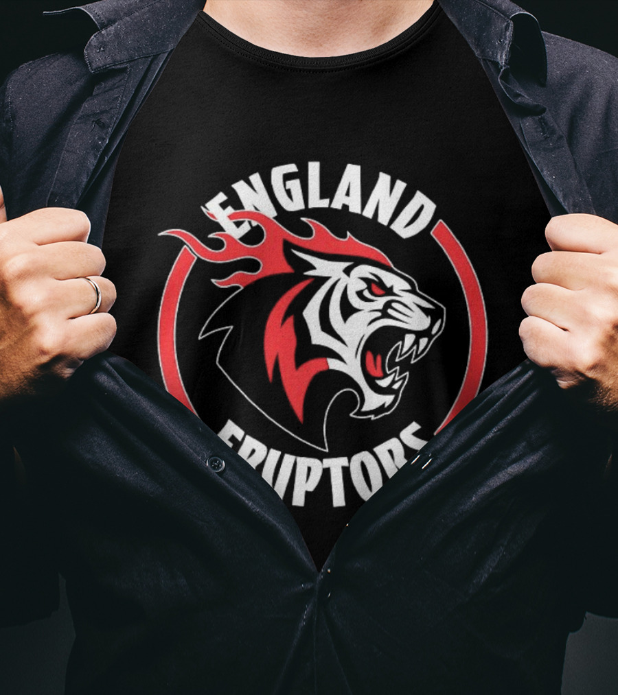 England Eruptors International Arena Football Lion T-Shirt