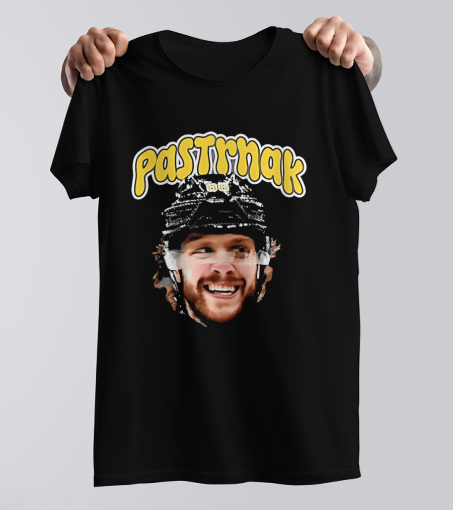 David Pastrnak Boston Bruins Big Head PASTRNAK T-Shirt