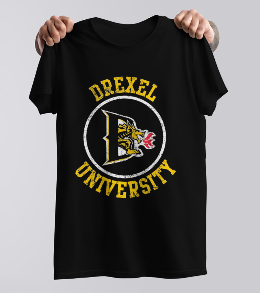 Drexel University Dragons Distressed Emblem Class Of 2026 T-Shirt