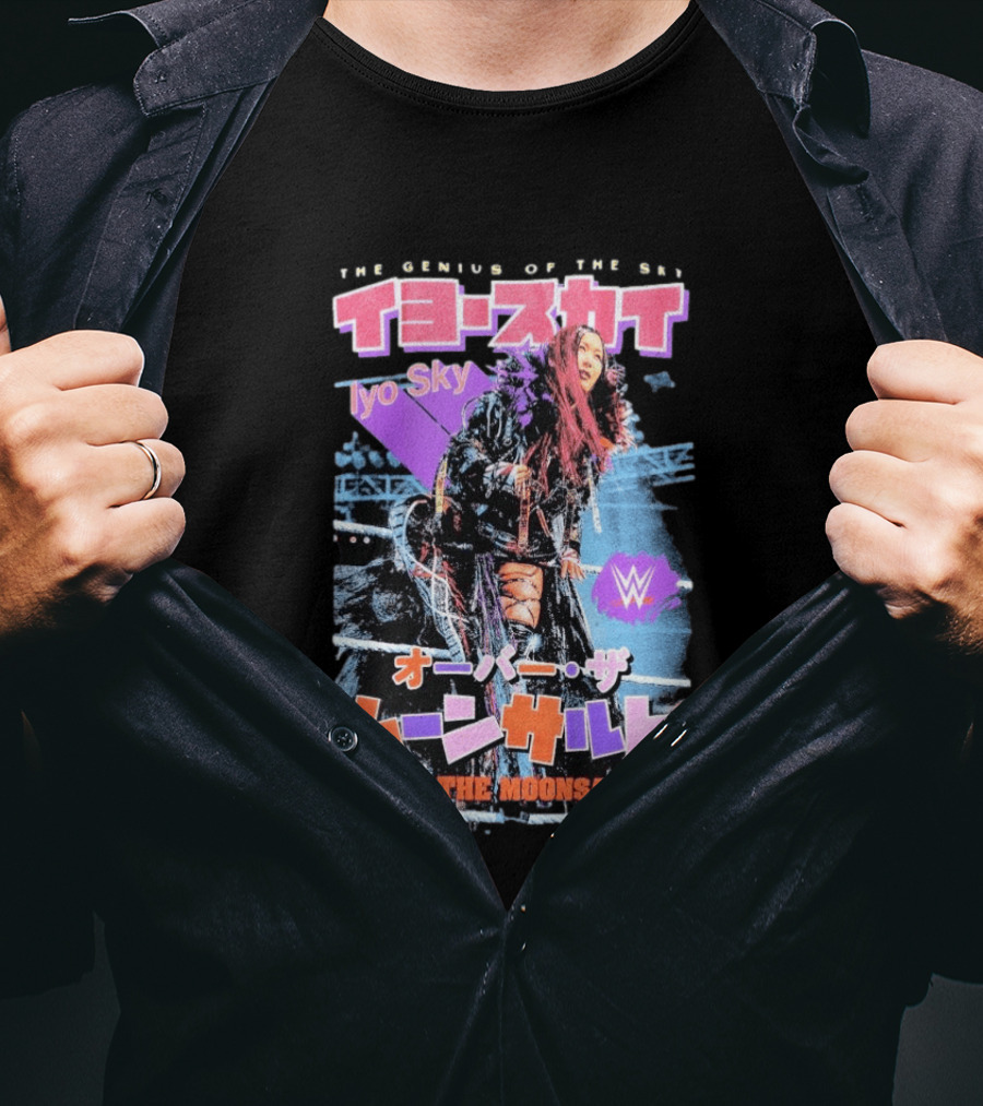 The Genius Of The Sky Iyo Sky Over The Moonsault WWE T-Shirt