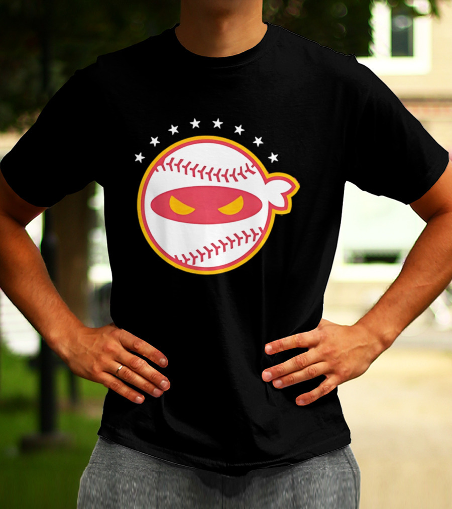 Venezuela Baseball Ninja Stars Pitching Ninja T-Shirt