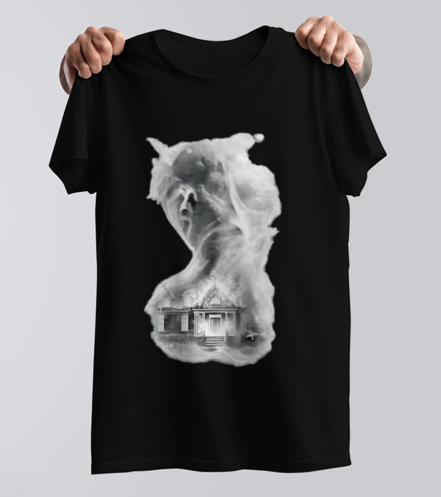 Regal Scream Haunted House Face Cloud T-Shirt