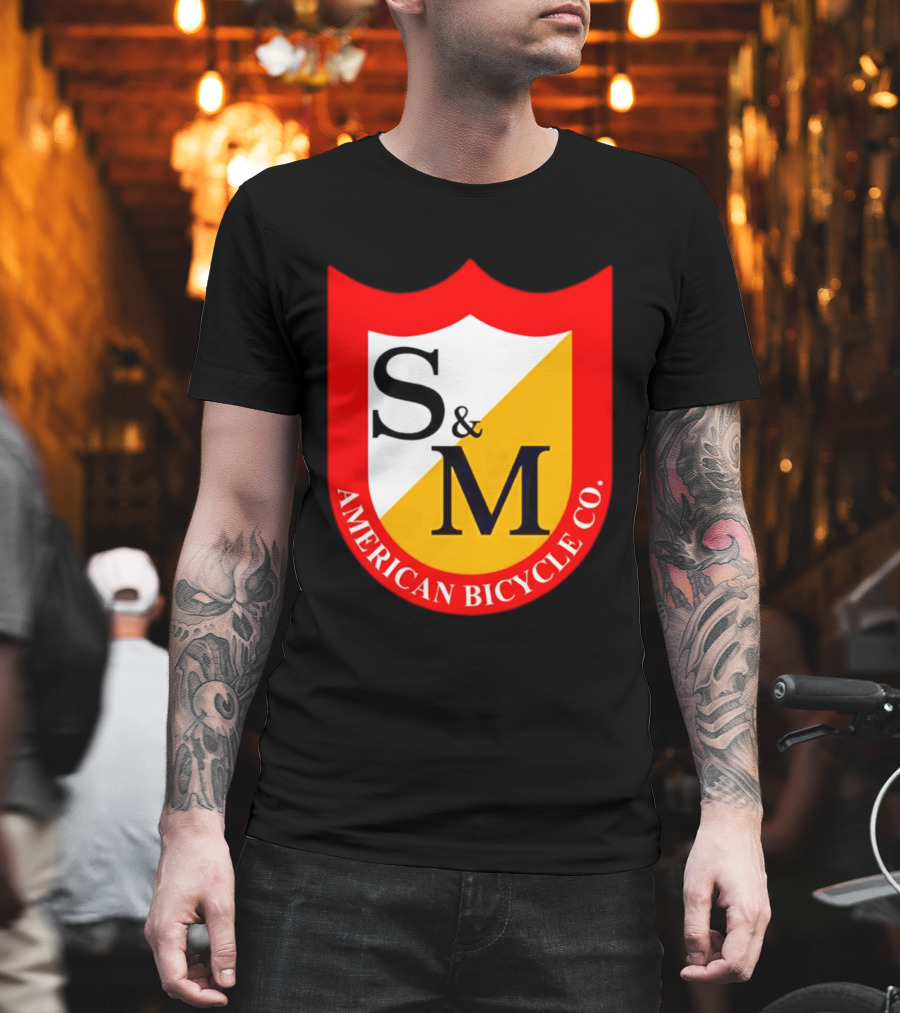 S&M American Bicycle Co Shield T-Shirt