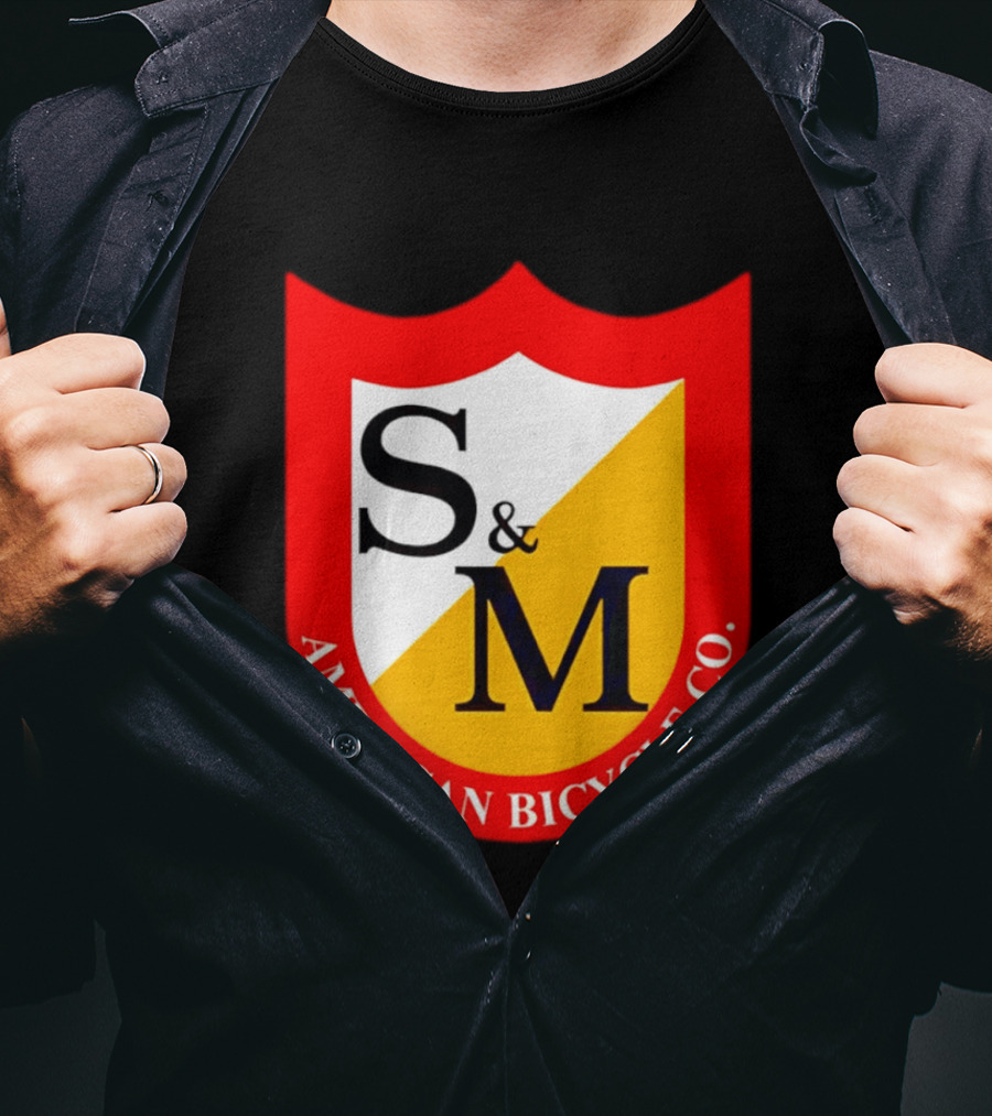 S&M American Bicycle Co Shield T-Shirt