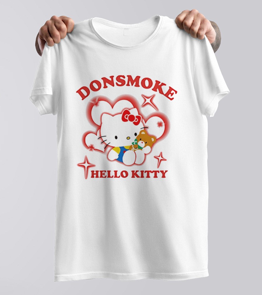 Hello Kitty Sanrio Family Don Smoke T-Shirt