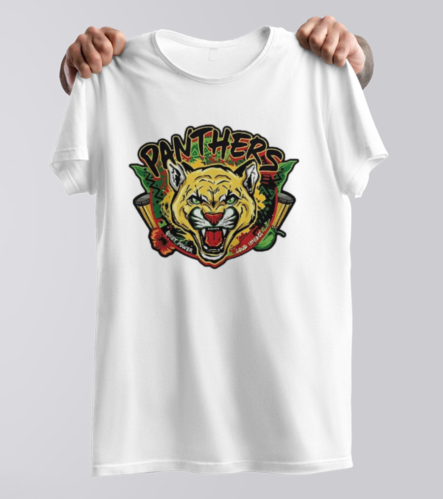 Florida Panthers 2026 Black History Night Silent Power Loud Impact T-Shirt