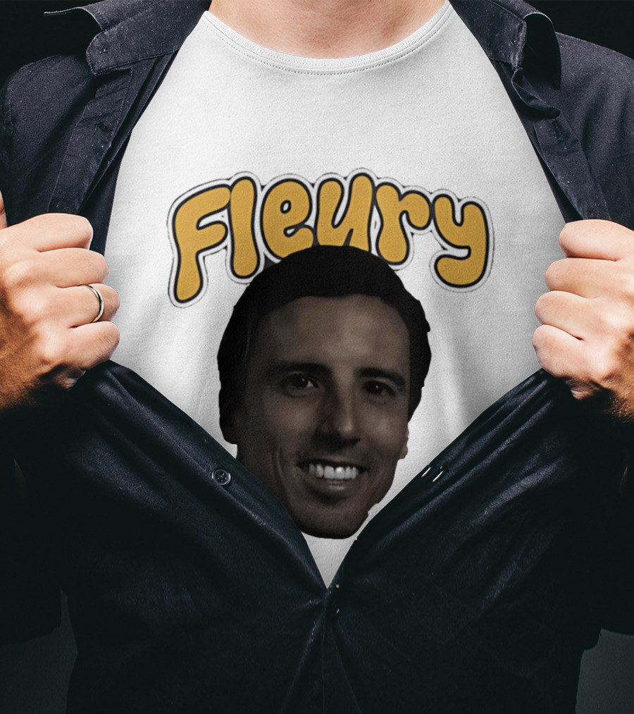 Marc André Fleury Pittsburgh Penguins Big Head Fleury '26 T-Shirt