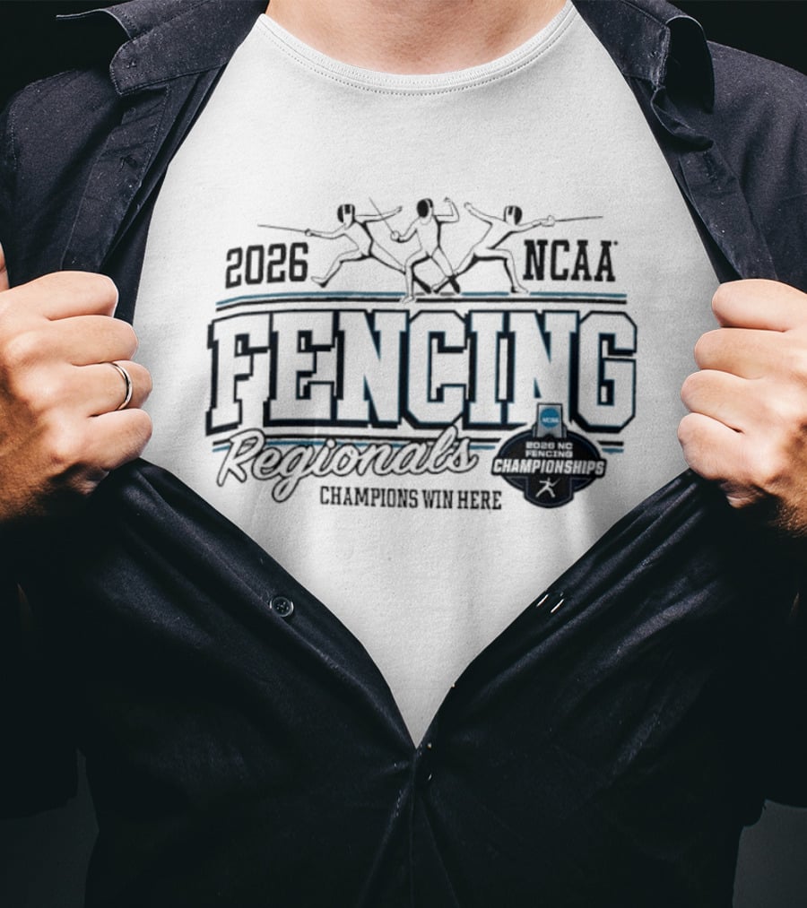 2026 NCAA Fencing Regionals Champions Win Here T-Shirt