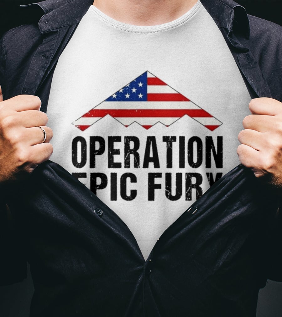 Operation Epic Fury American Flag Patriotic T-Shirt