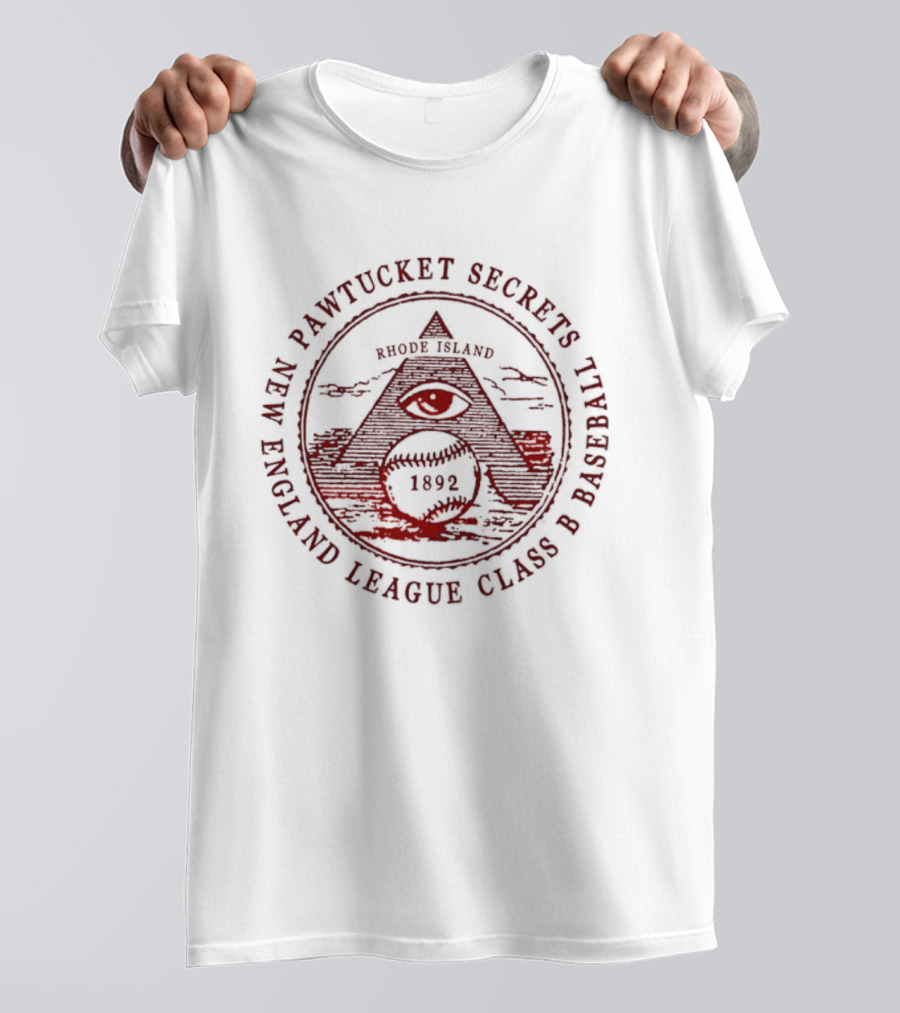 Pawtucket Secrets Rhode Island New England League Class B 1892 T-Shirt