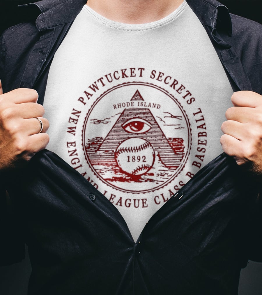 Pawtucket Secrets Rhode Island New England League Class B 1892 T-Shirt