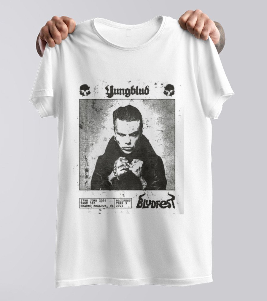 Yungblud Bludfest 2026 June 27th Park 360 Hradec Kralove Czech Republic T-Shirt