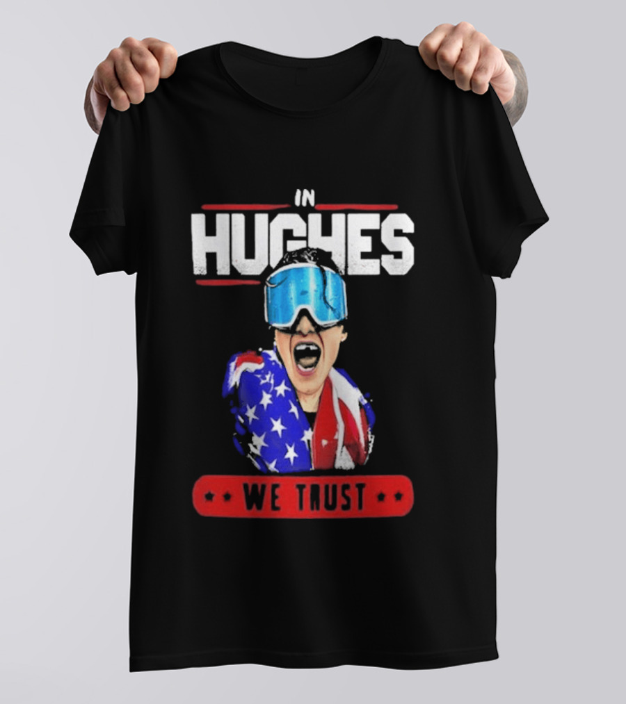 In Hughes We Trust Patriotic Goggles ákafan T-Shirt