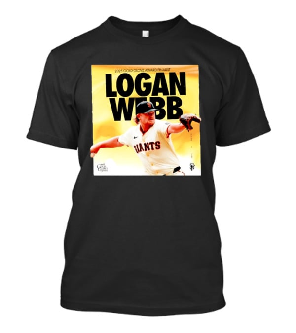 2025 Gold Glove Award Finalist Logan Webb Giants T-Shirt