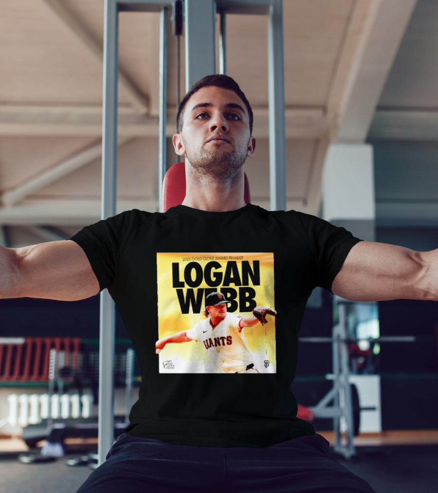 2025 Gold Glove Award Finalist Logan Webb Giants T-Shirt