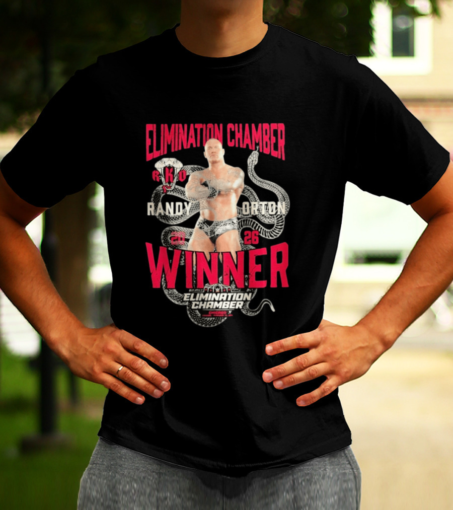 Elimination Chamber 2026 Randy Orton RKO Winner Chicago T-Shirt