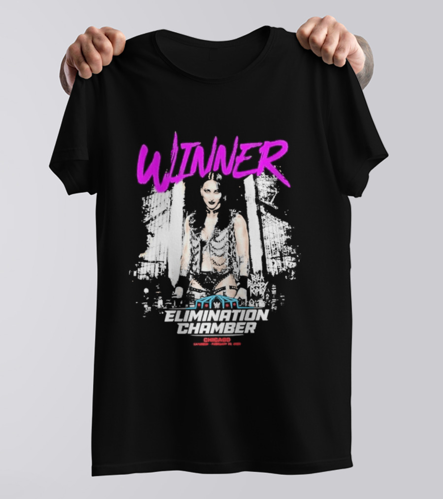 Rhea Ripley Elimination Chamber 2026 Winner Champion T-Shirt