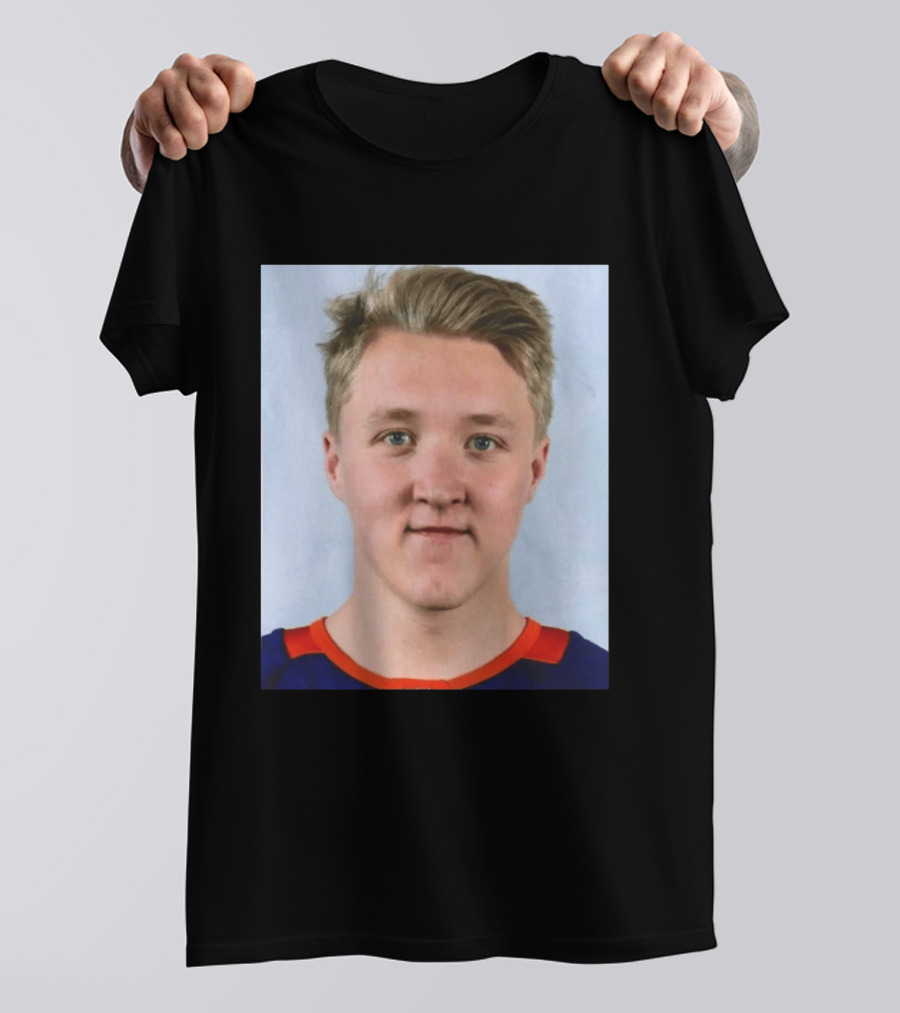 Simon Holmstrom New York Islanders Profile Player T-Shirt