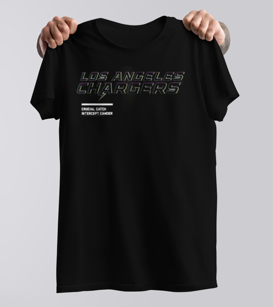 Los Angeles Chargers Crucial Catch 2025 T-Shirt