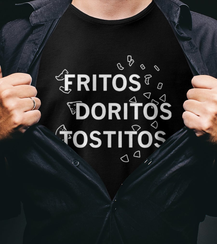 Fritos Doritos Tostitos Snack Chip Lovers T-Shirt