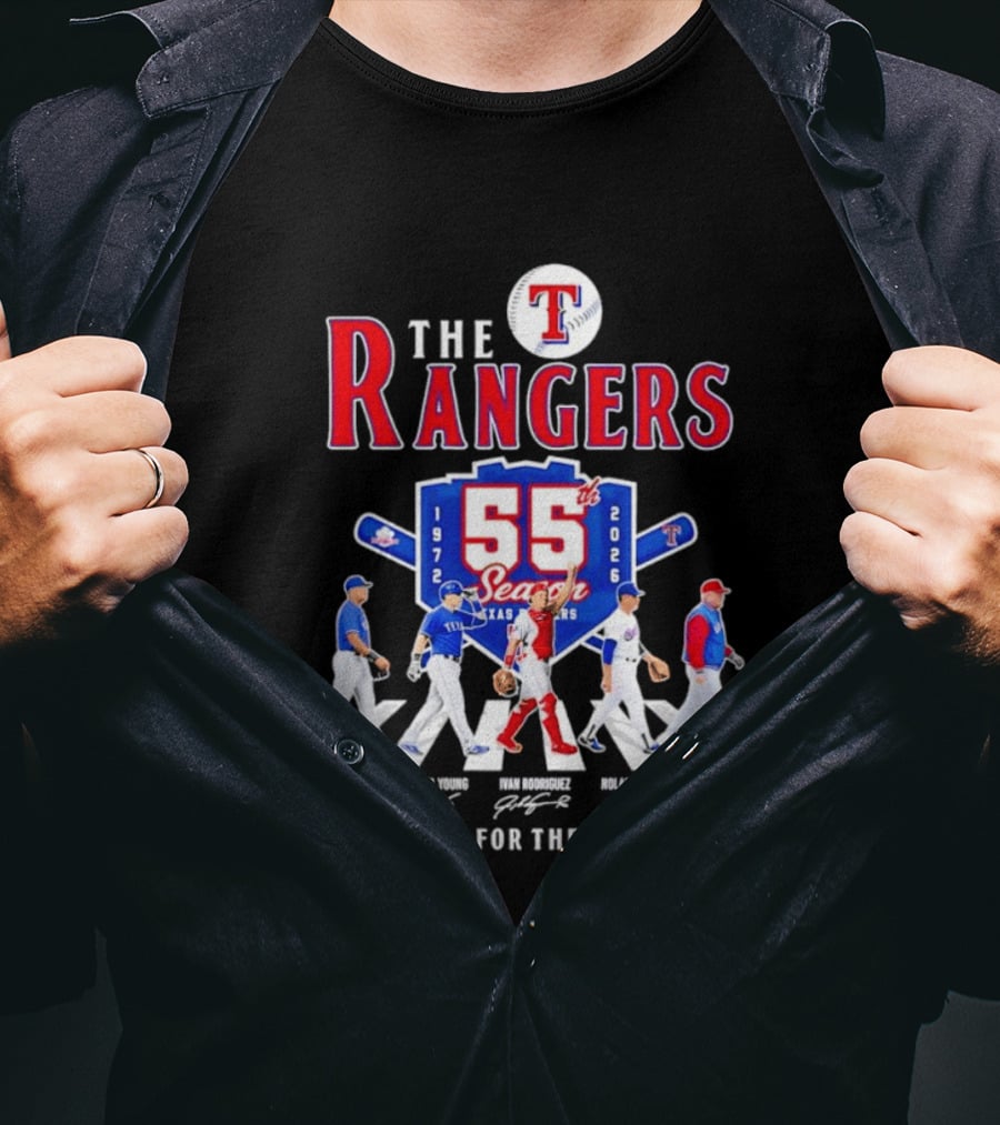 Texas Rangers 55th Season 1972 2026 Thank You For The Memories T-Shirt