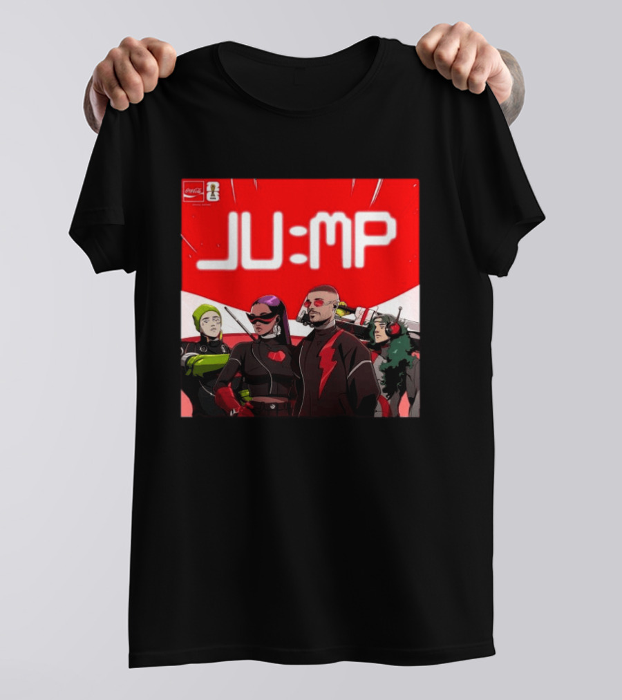 Jump J Balvin Amber Mark Steve Vai Travis Barker Coca Cola Anthem FIFA World Cup 2026 T-Shirt