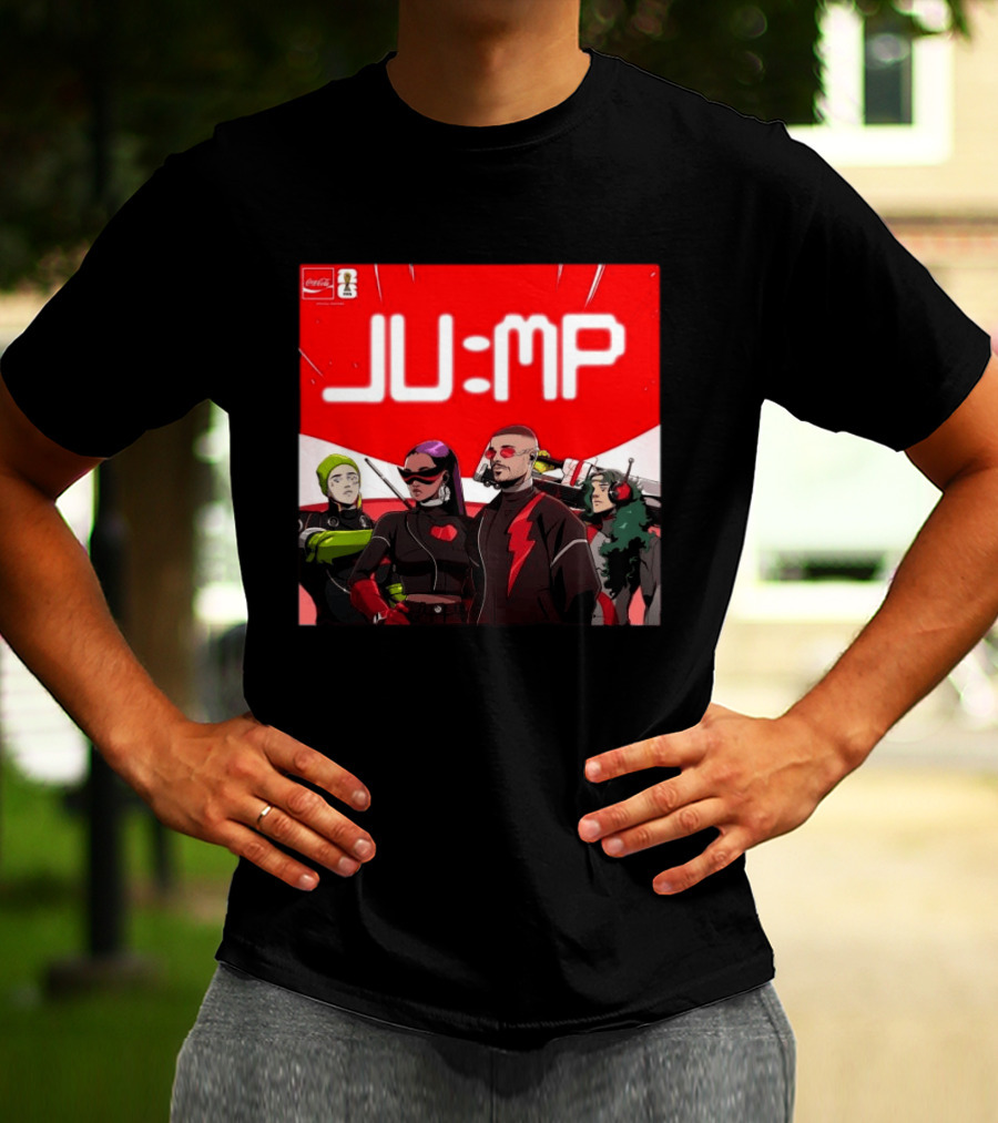 Jump J Balvin Amber Mark Steve Vai Travis Barker Coca Cola Anthem FIFA World Cup 2026 T-Shirt