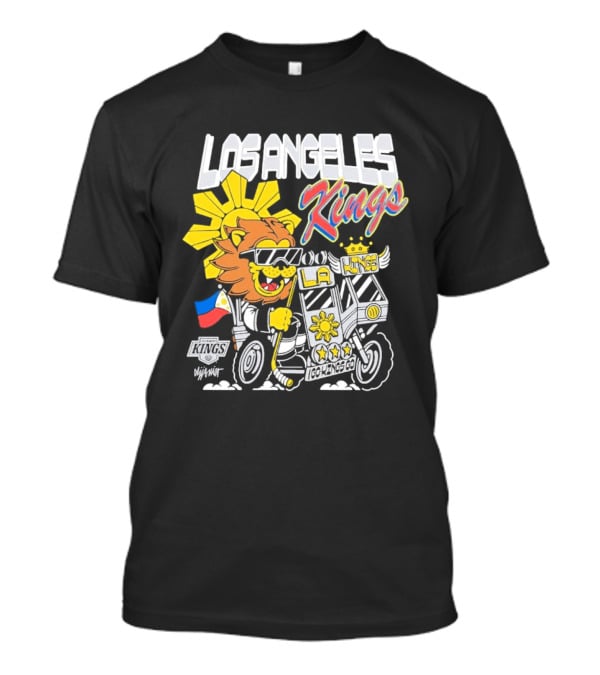 Los Angeles Kings Filipino Heritage Night Sun Lion T-Shirt