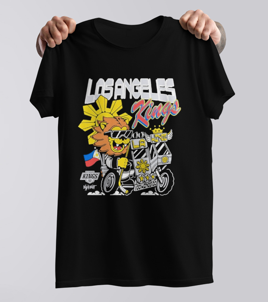 Los Angeles Kings Filipino Heritage Night Sun Lion T-Shirt