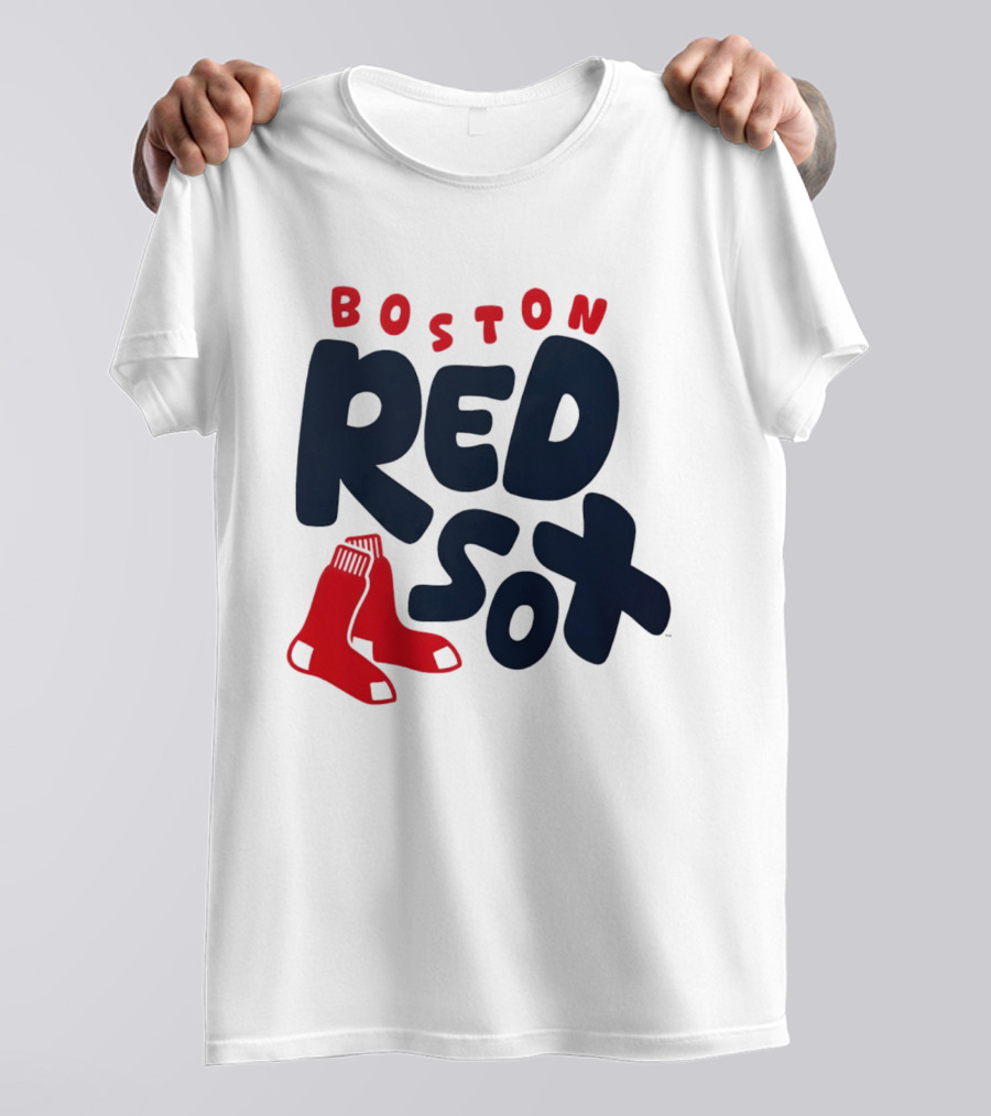 Boston Red Sox Bubble Crew Neck Baseball T-Shirt