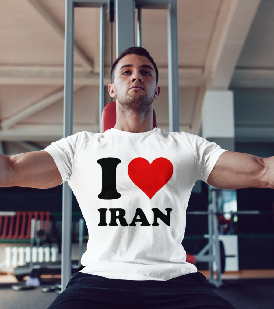 I Love Iran Heart Symbol Patriotic Expression T-Shirt