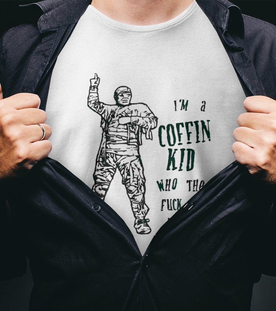 I'm A Coffin Kid Who The Fuck Are You Vintage Soldier Pose T-Shirt