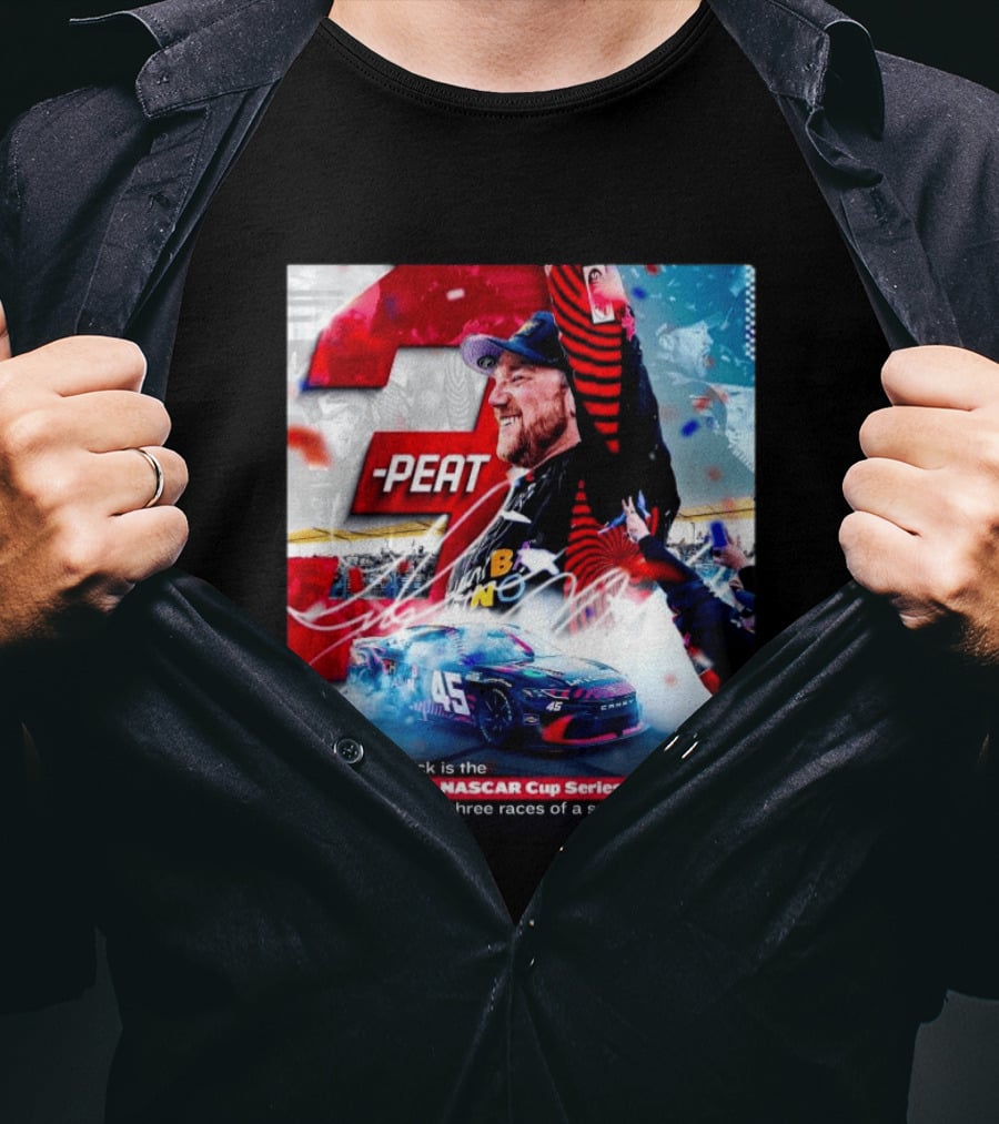 Tyler Reddick 3 Peat First Driver NASCAR Cup Series History First Three Races T-Shirt