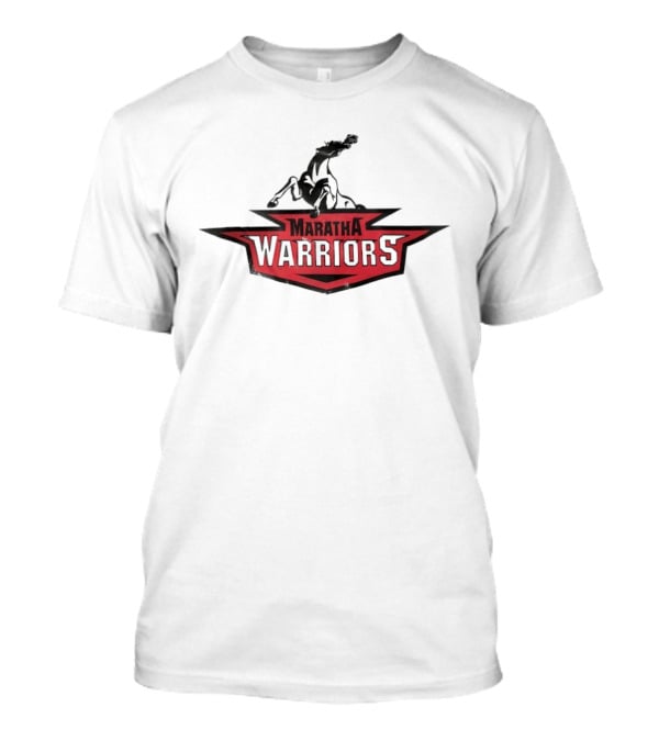 Maratha Warriors Historical Warhorse Emblem With Black T-Shirt