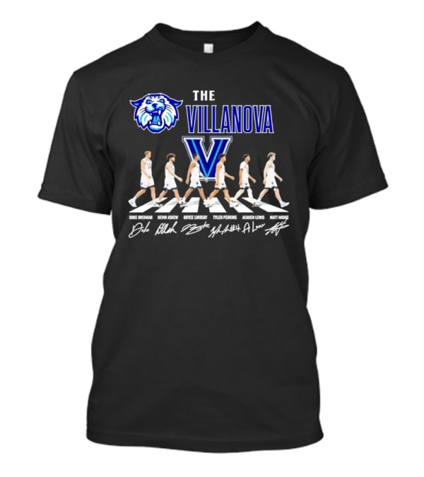 The Villanova Wildcats Basketball Player Abbey Road NCAA T-Shirt