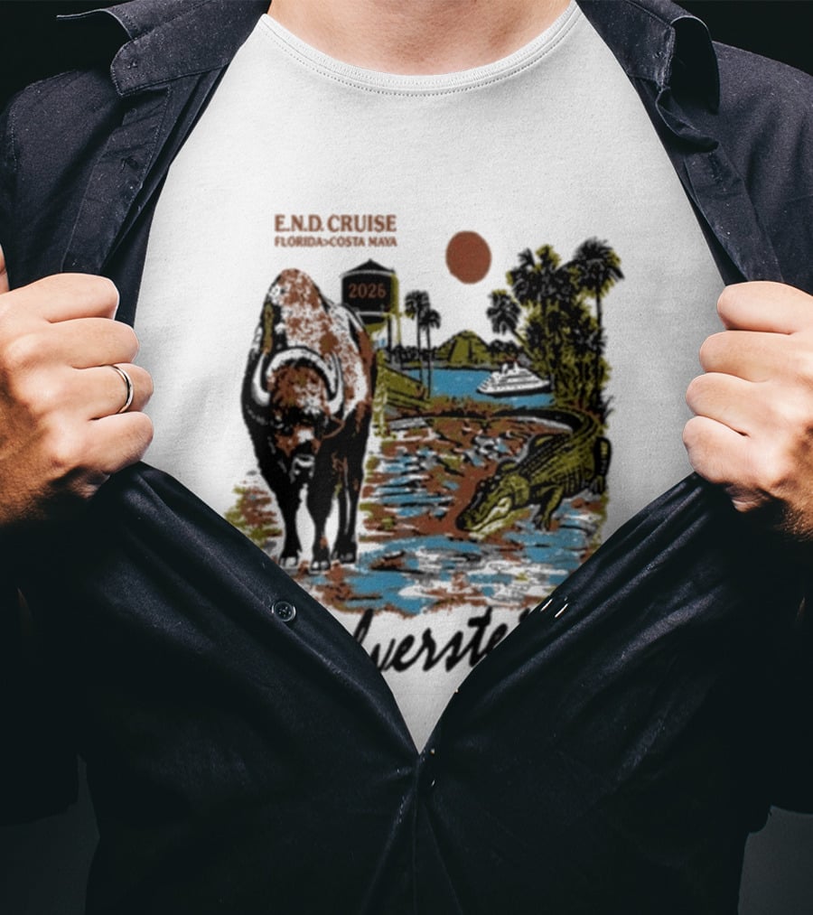 Silverstein Buffalo E.M.B. Cruise Florida Everglade 2026 Souvenir T-Shirt